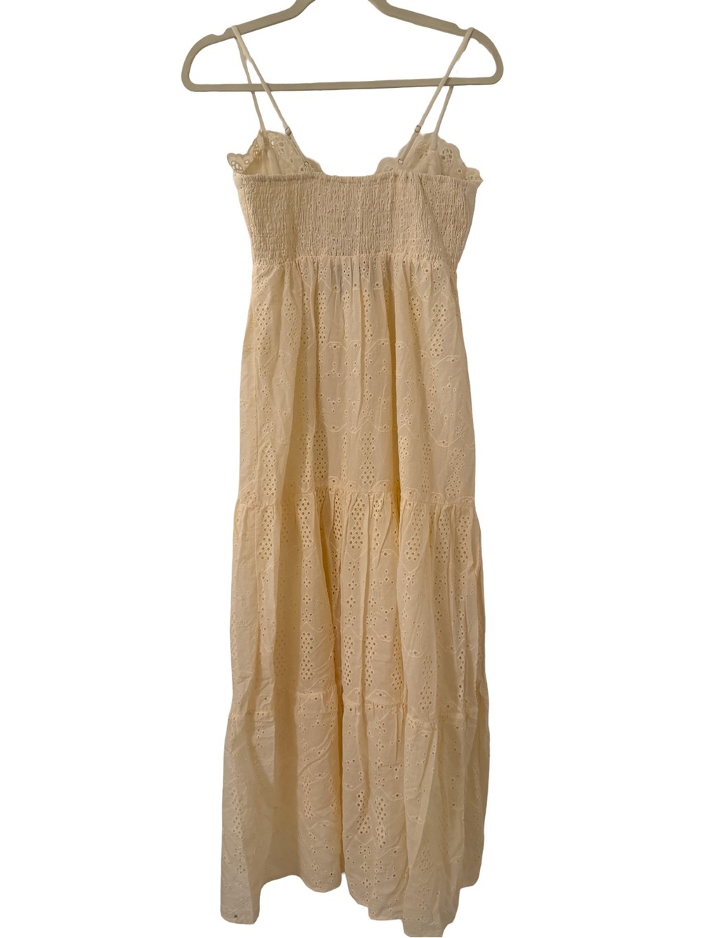 Heartloom Annie Eyelet Maxi Dress Ecru NWT - Picture 7 of 13